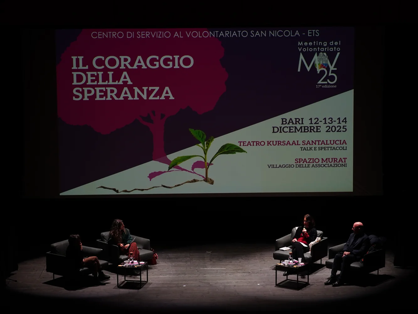 Foto dell'incontro "Il Coraggio della Speranza" - Meeting del Volontariato 2025 "Il Coraggio della Speranza" 13 Dicembre 2025 ore 18:30